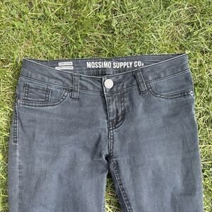 Mossimo Supply Co Juniors Size 3 Denim Black Jeans straight leg